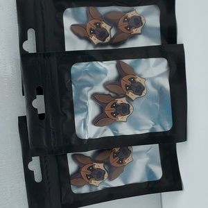 6pc.German Shepherd Croc Charms/Jibbitz NEW !!